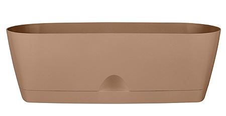 Ящик балконный InGreen Amsterdam,40см,молочный шоколад